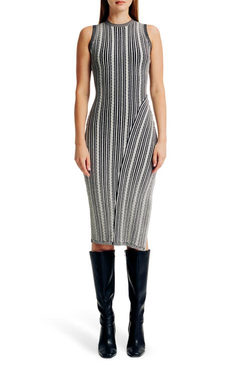 Yasmeen Sleeveless Cable Knit Dress