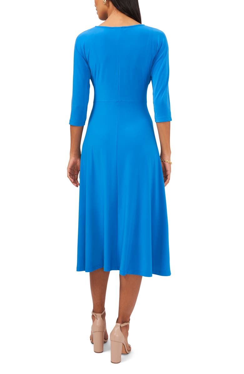Chaus Tie Front Midi Dress, Alternate, color, 