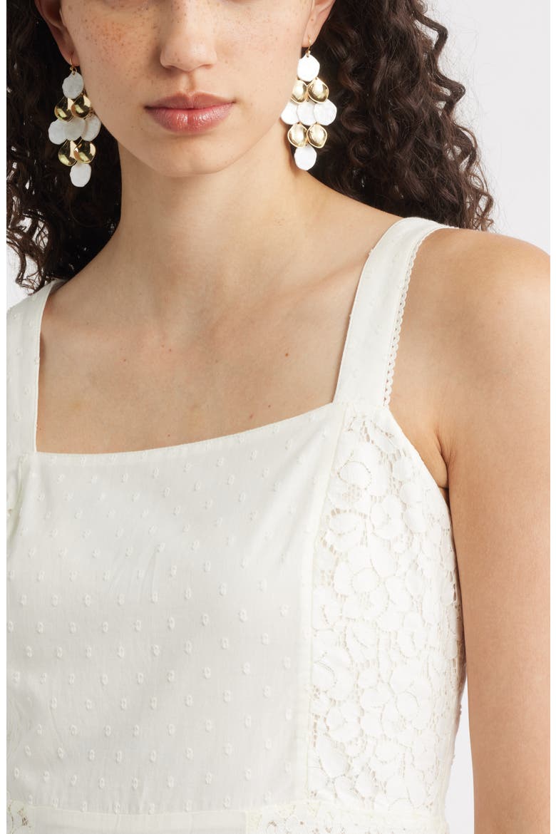 Chandelier Drop Earrings, Alternate, color, IVORY- GOLD