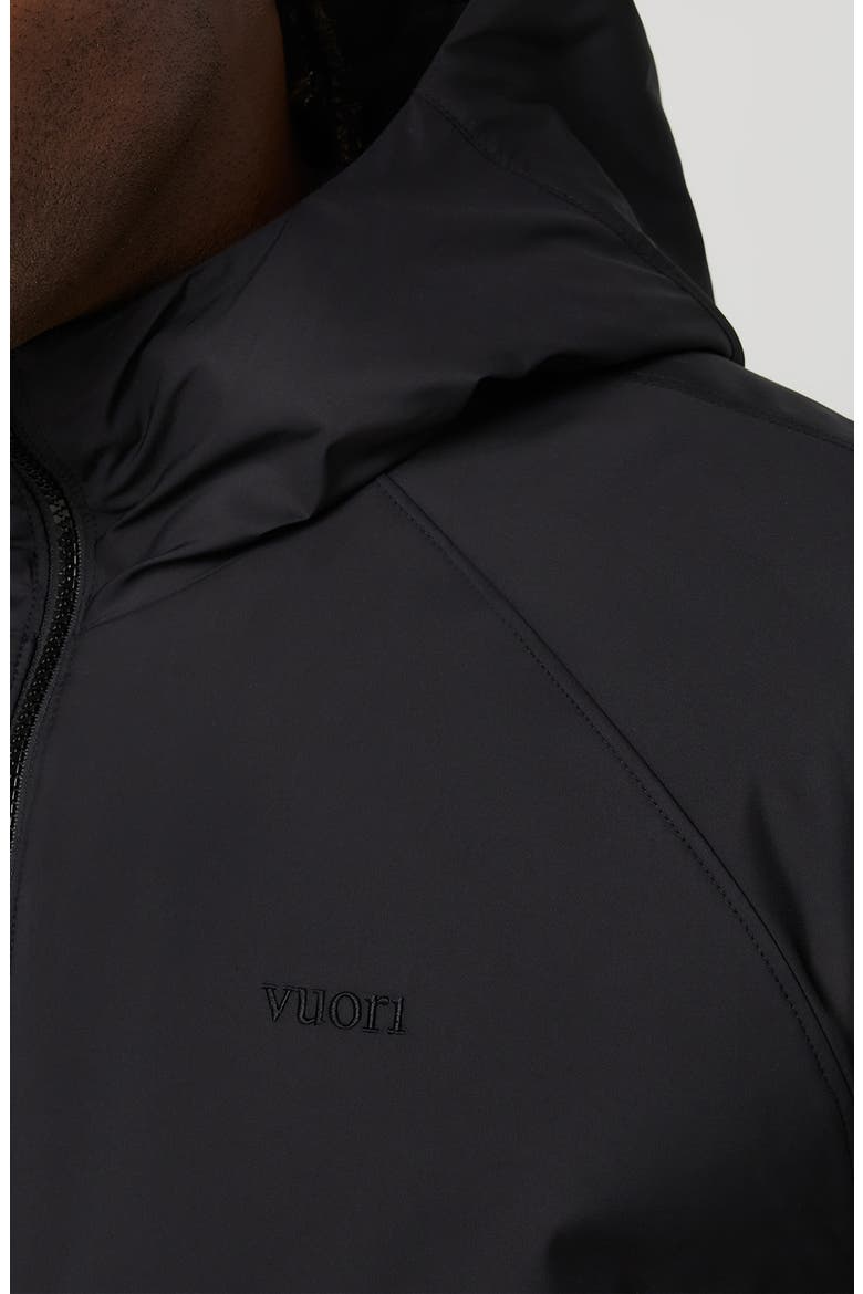 Echo Hooded Water Resistant Performance Jacket, Alternate, color, BLACK