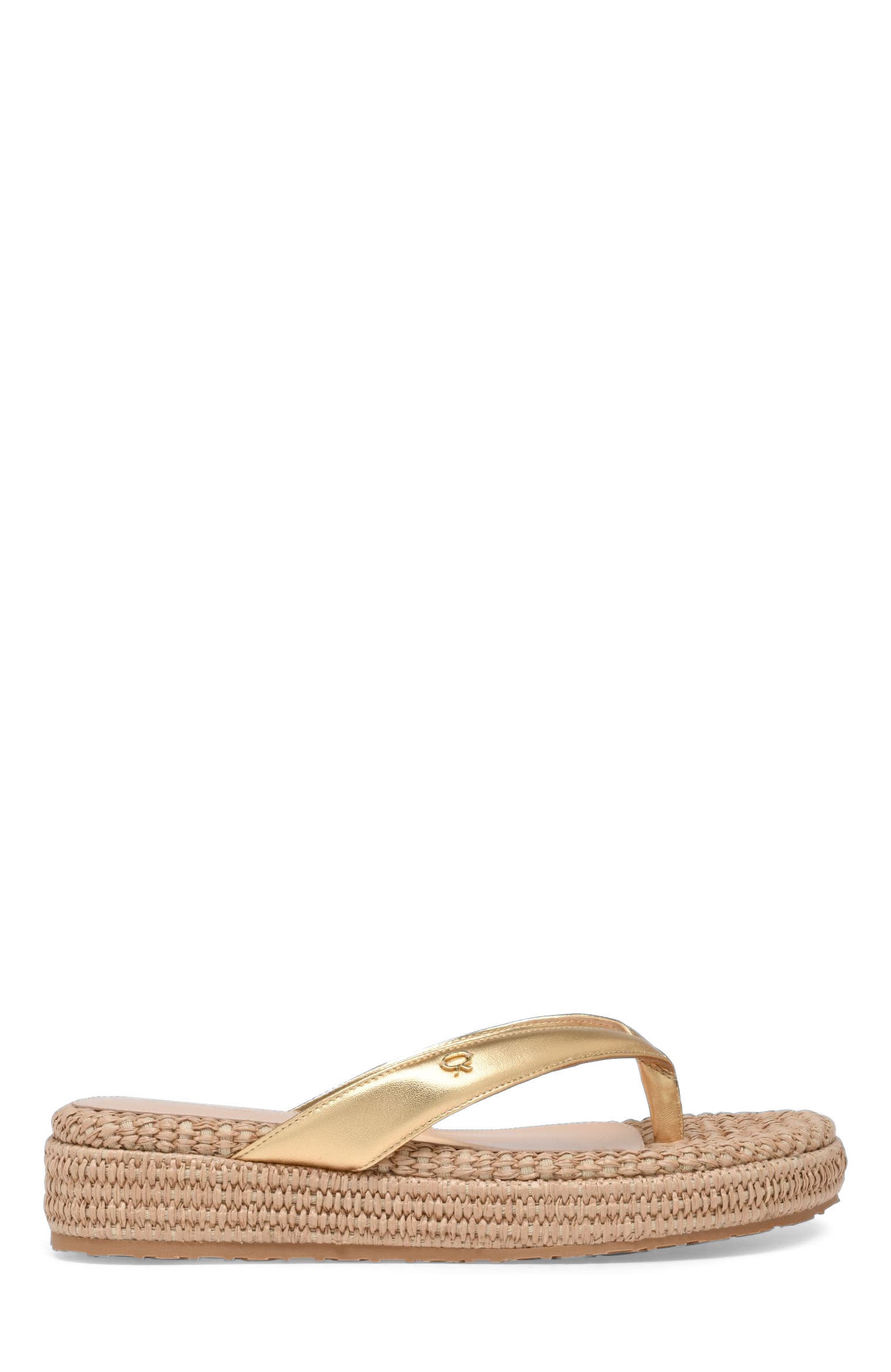 Thaiti Thong  Sandals, Main, color, Metallic Gold
