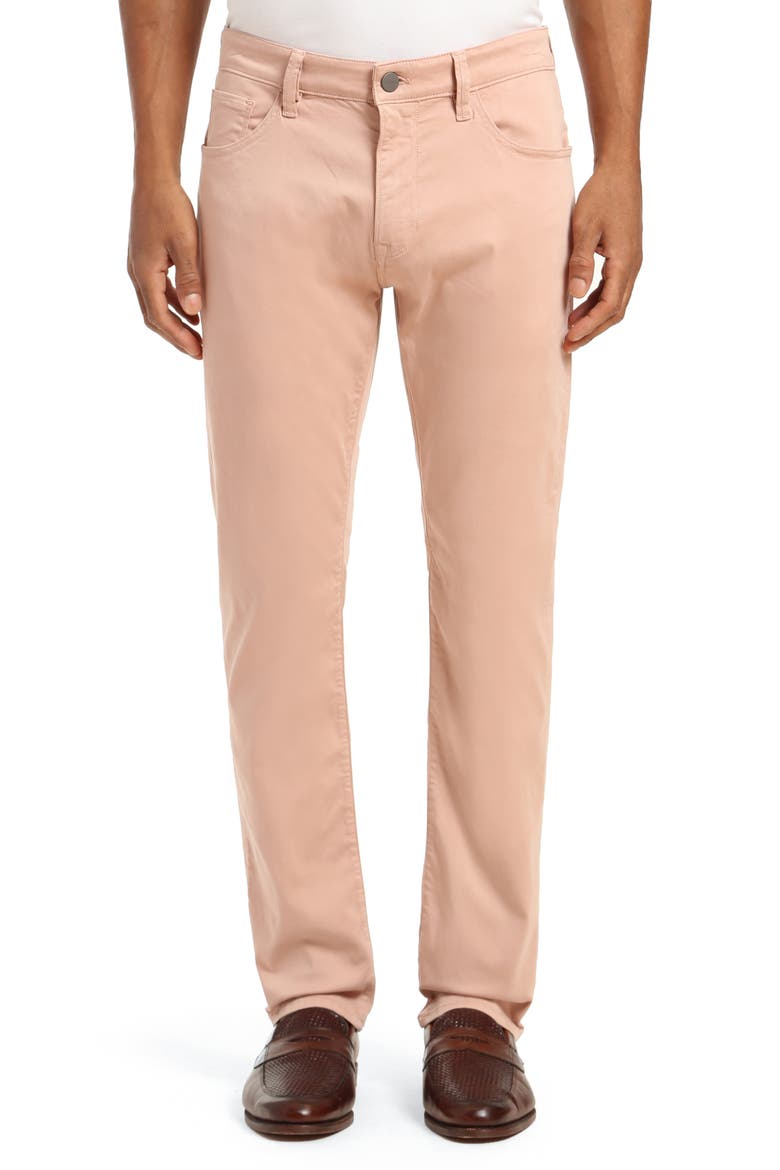 Courage Straight Leg Twill Pants, Main, color, ROSE TWILL