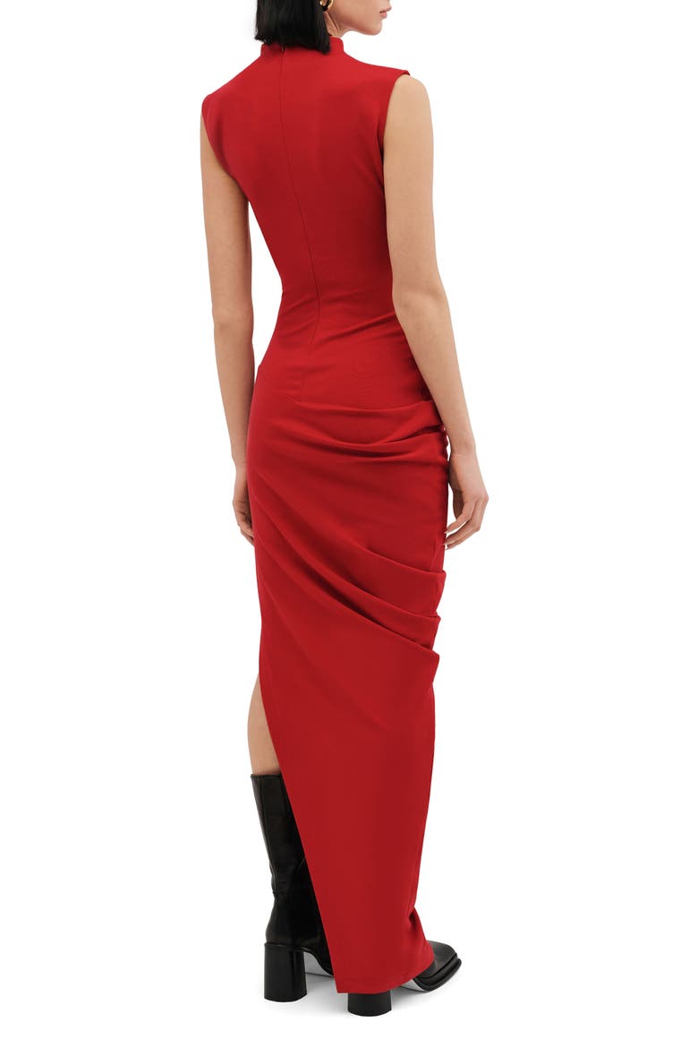 Copenhagen Sleeveless Gown, Alternate, color, RED
