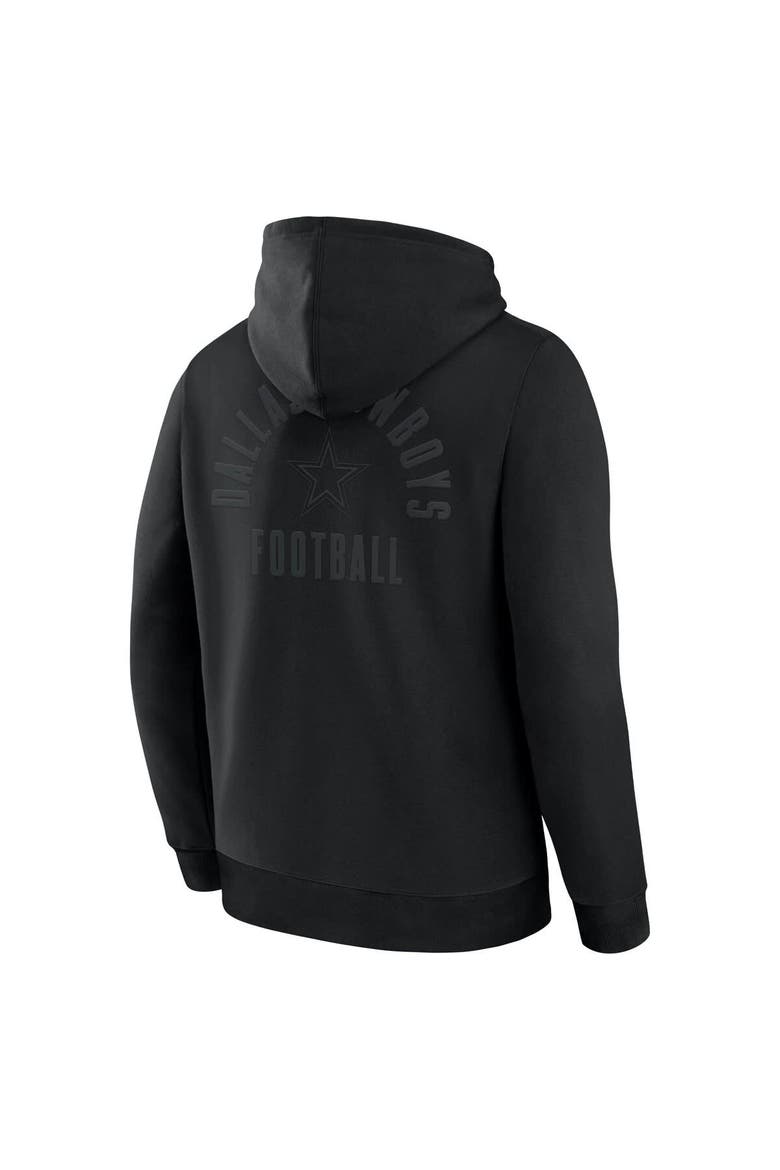 Men's Fanatics Dallas Cowboys Black Out Hoodie, Alternate, color, Black