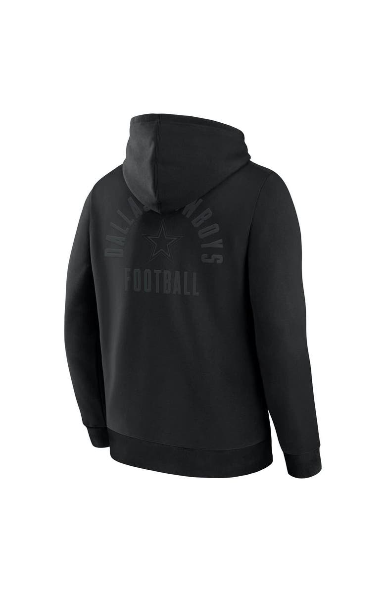 FANATICS Men's Fanatics Dallas Cowboys Black Out Hoodie, Alternate, color, Black