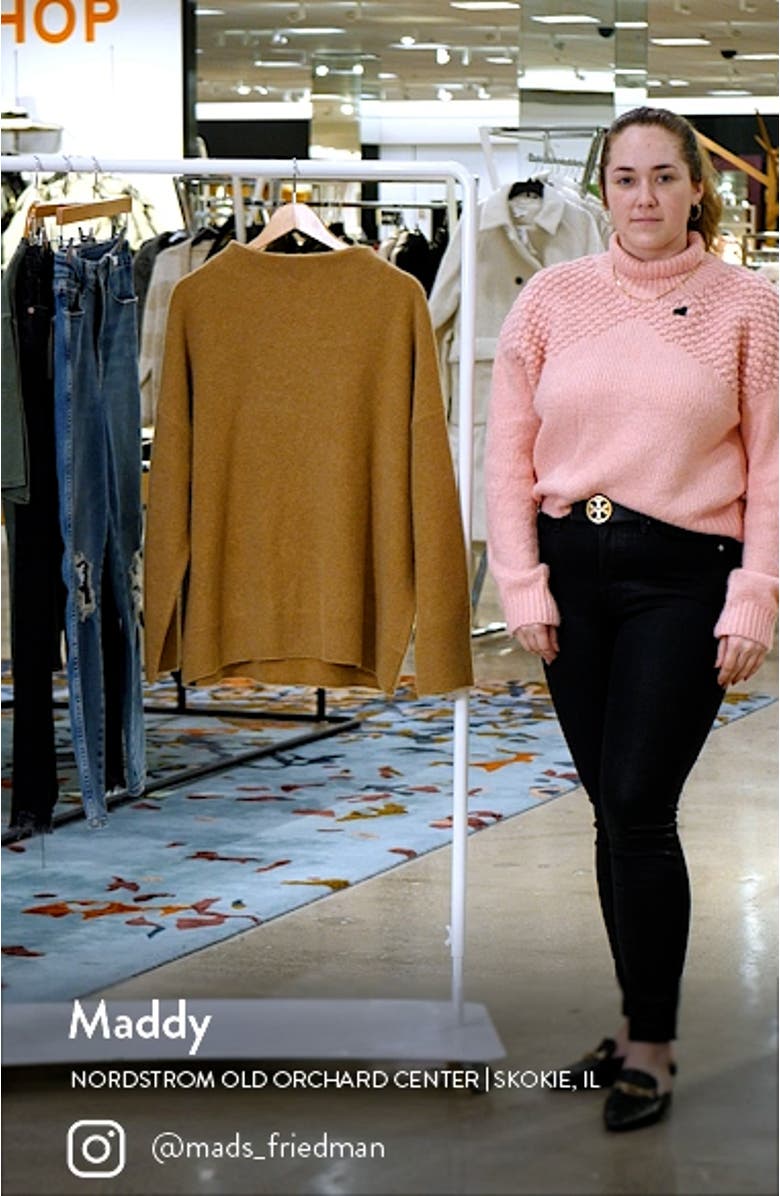 Funnel Neck Cashmere Sweater, sales video thumbnail