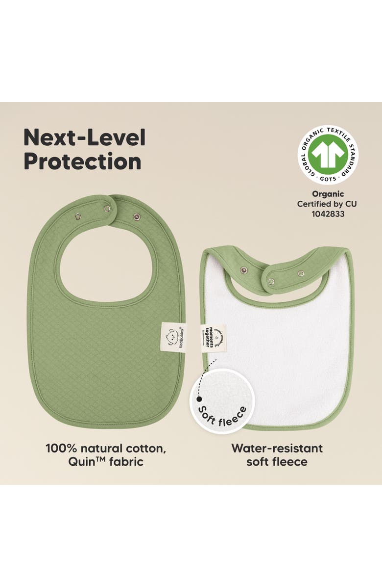 KeaBabies 8-Pack Quin Drool Bibs, Alternate, color, Moor