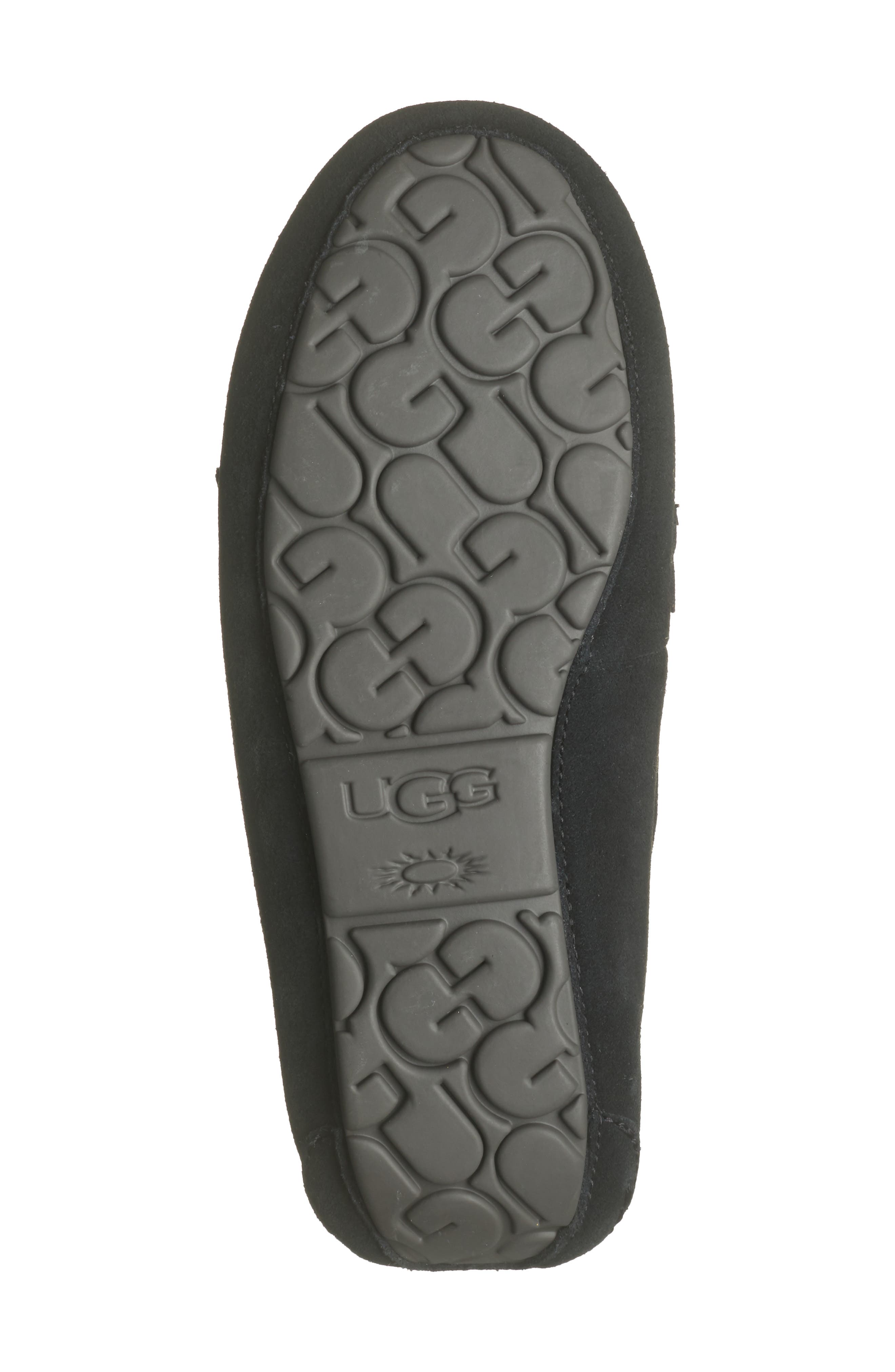 UGG<sup>®</sup> Willow Moc Toe Loafer, Alternate, color, Black