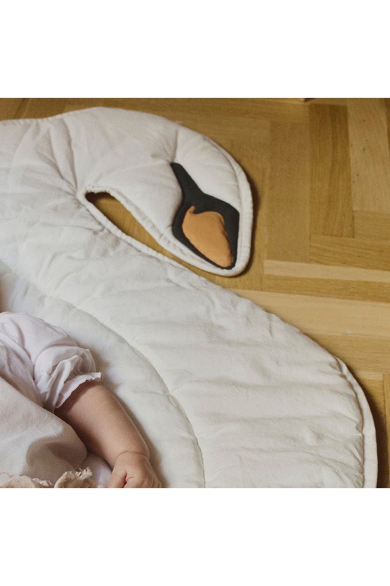 Playmat Swan, Alternate, color, Ivory, Natural