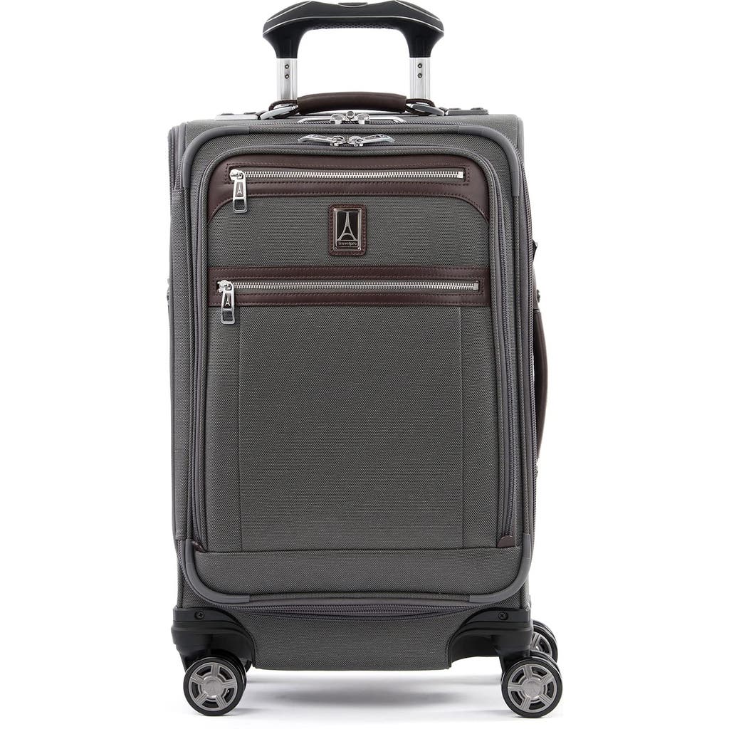 Travelpro Platinum Elite Softside Expandable Carry-on 21-inch Luggage In Vintage Grey