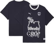 PUMA Men's Puma Navy CF Monterrey 2025 FIFA Club World Cup Hoops T-Shirt