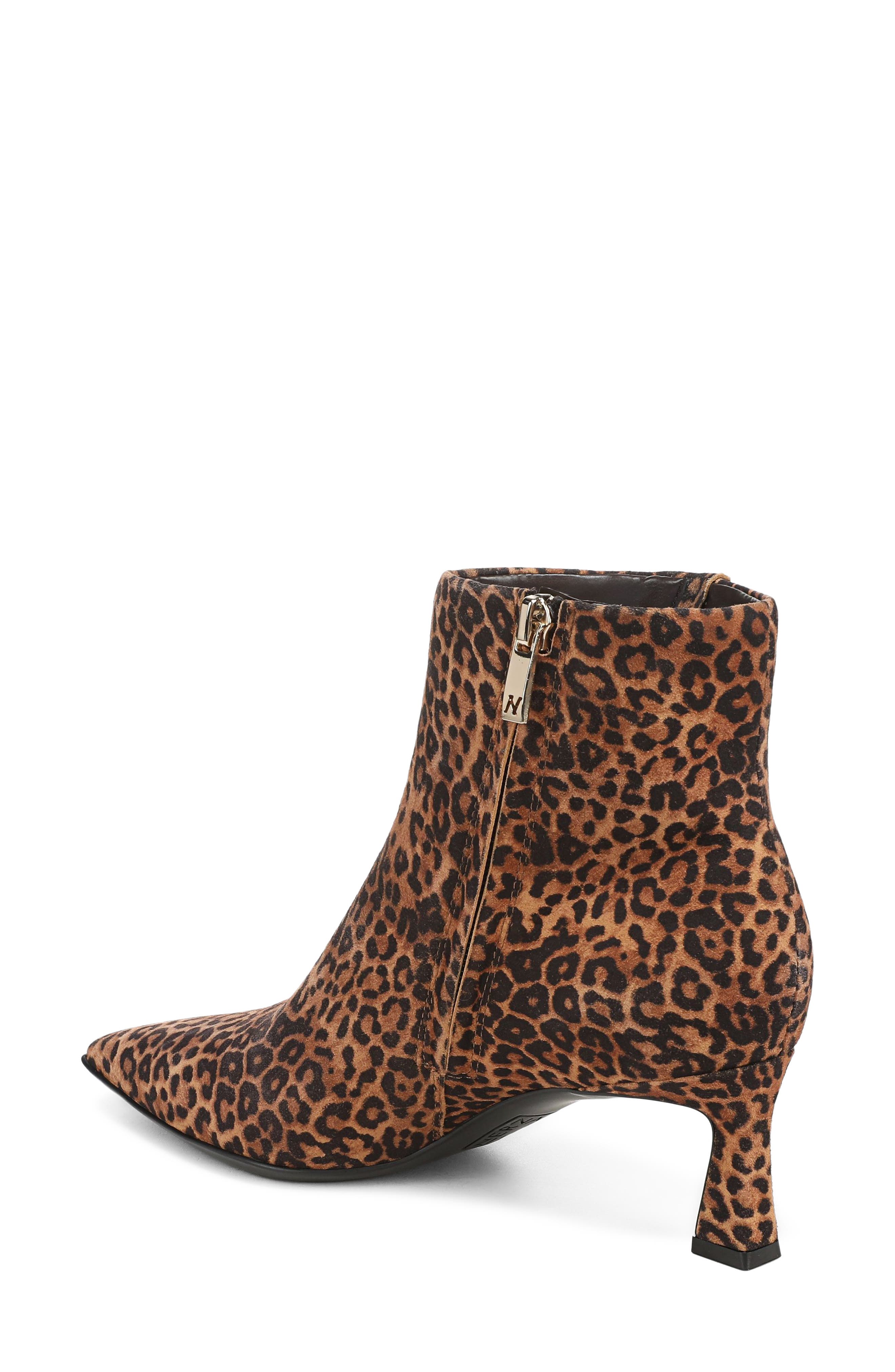 Deesha Leather Pointed Toe Bootie, Alternate, color, BROWN MULTI SUEDE