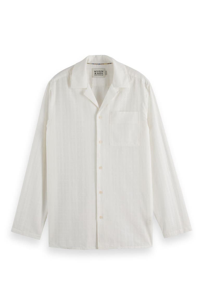 Classic Fit Cotton Voile Button-Up Shirt, Alternate, color, SWAN