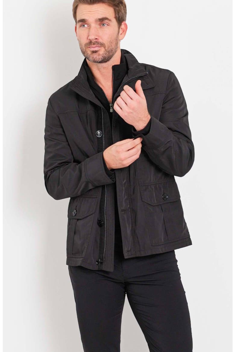 Mike Utility Jacket, Main, color, Black