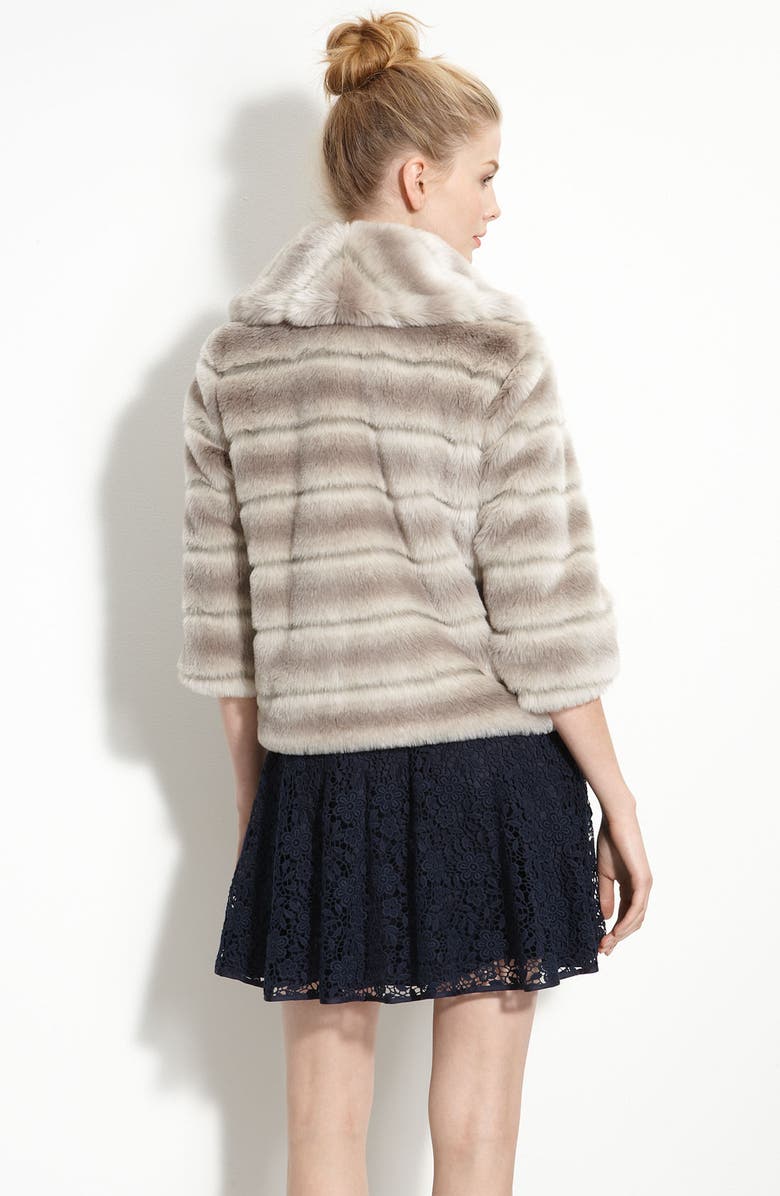 Juicy Couture Faux Fur Capelet, Alternate, color, 