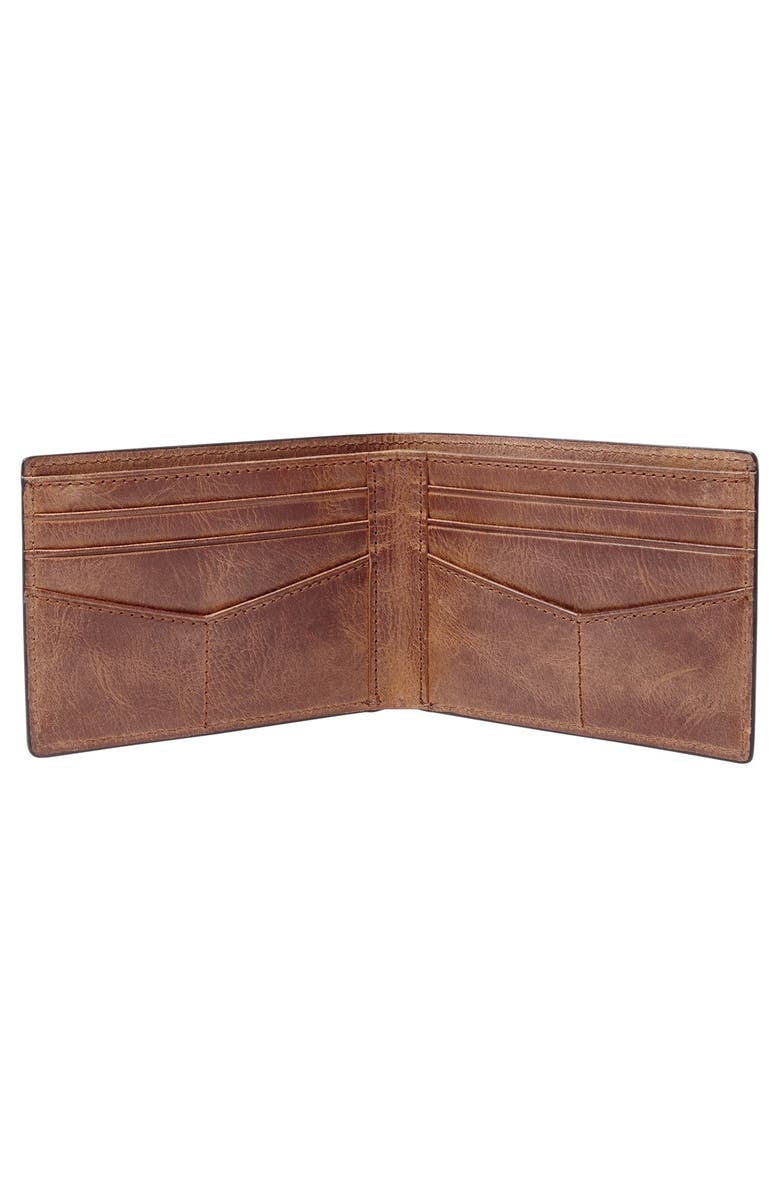 Fossil 'Derrick' Leather Front Pocket Bifold Wallet, Alternate, color, 