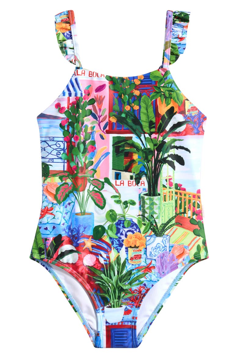 Kids' La Boca One-Piece Swimsuit, Main, color, LA BOCA