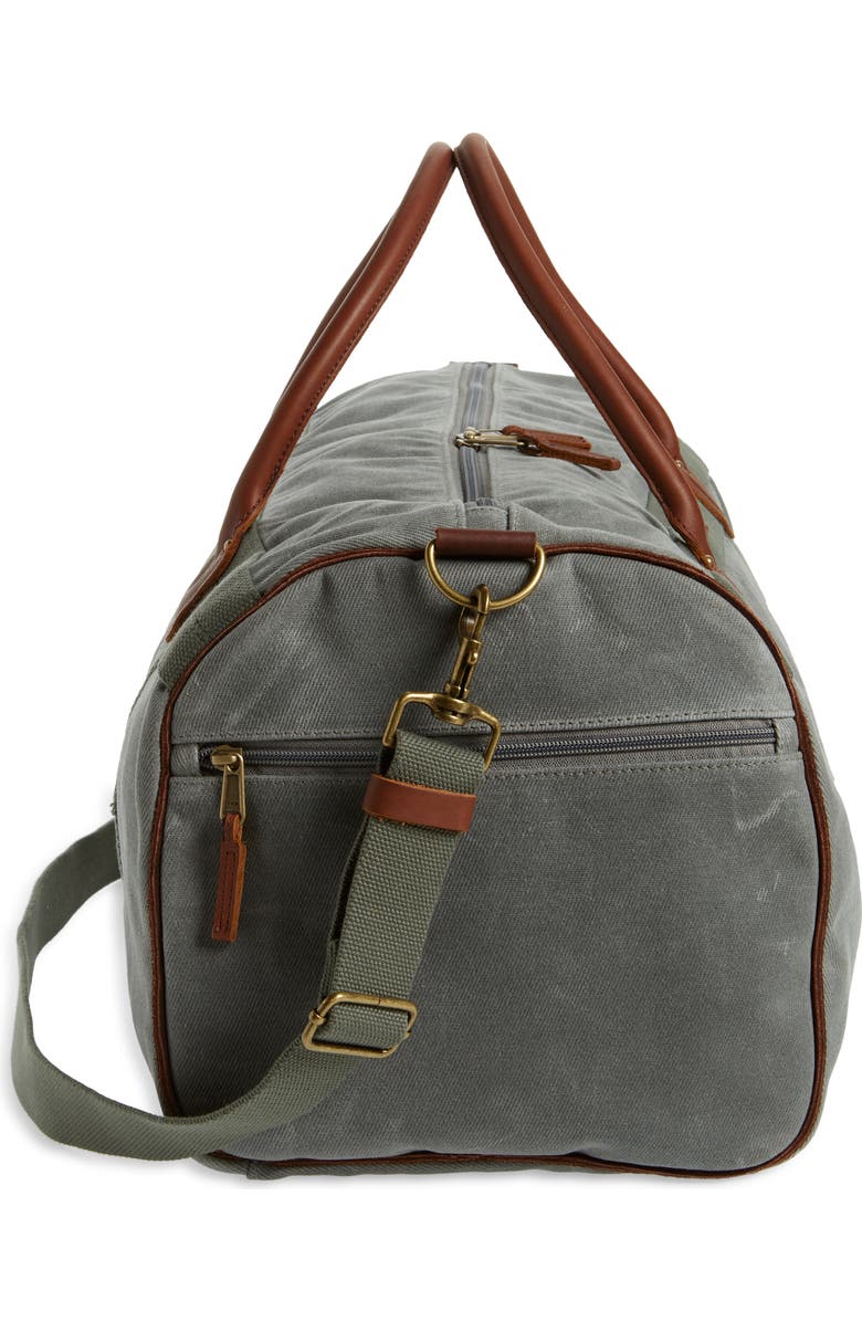 L.L.Bean Waxed Canvas Duffle Bag, Alternate, color,