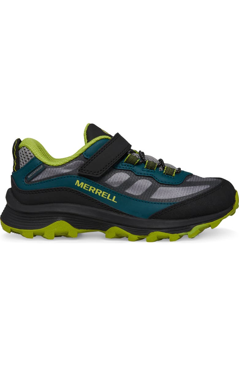 Merrell Kids' Moab Speed Waterproof Low Top Dual Closure Sneaker, Alternate, color,