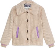 Scotch & Soda Kids' Faux Fur Jacket