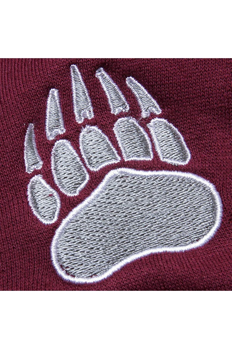 Women's Stadium Athletic Maroon Montana Grizzlies Arched Name Full-Zip Hoodie, Alternate, color, Maroon