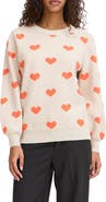 ICHI Heart Pullover Sweater