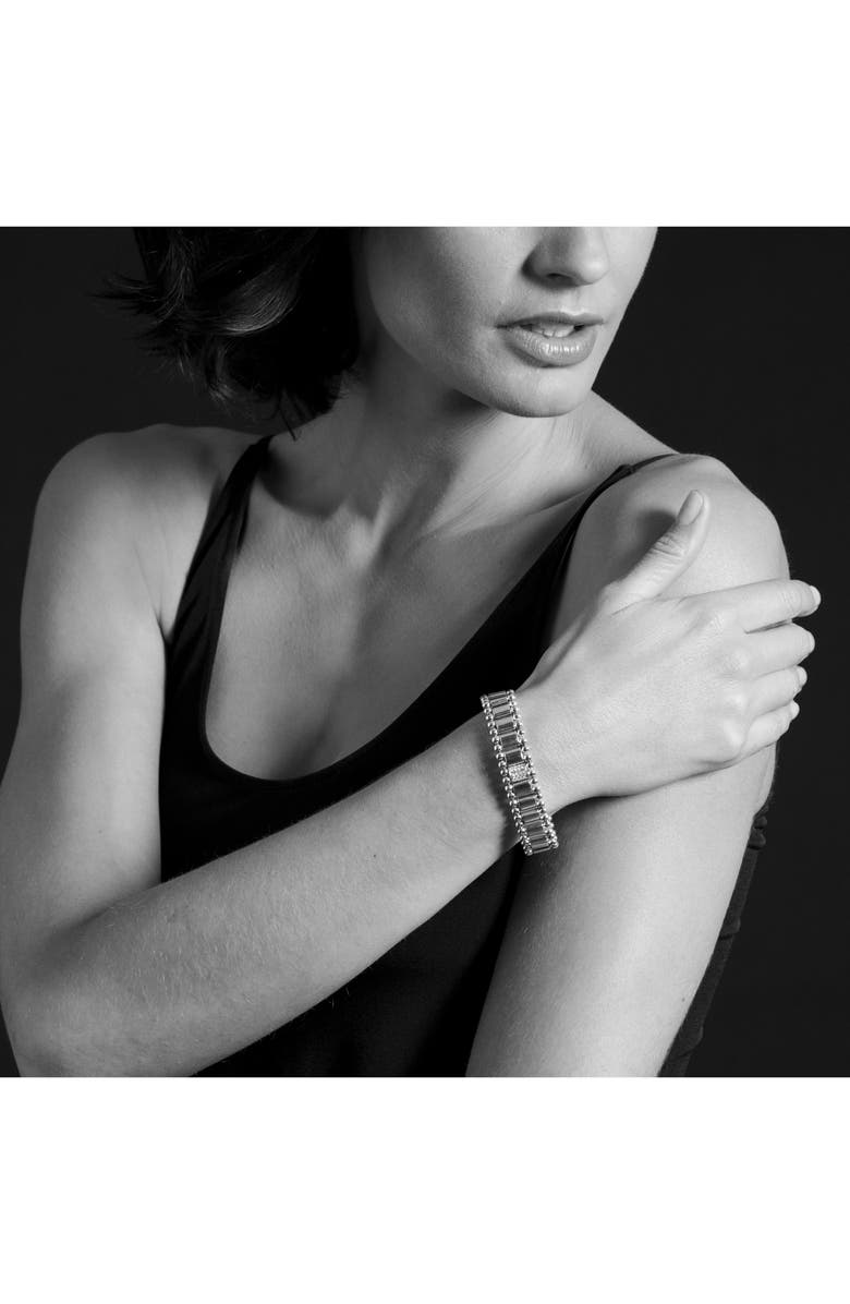 LAGOS Caviar Spark Pavé Diamond Link Bracelet, Alternate, color, 