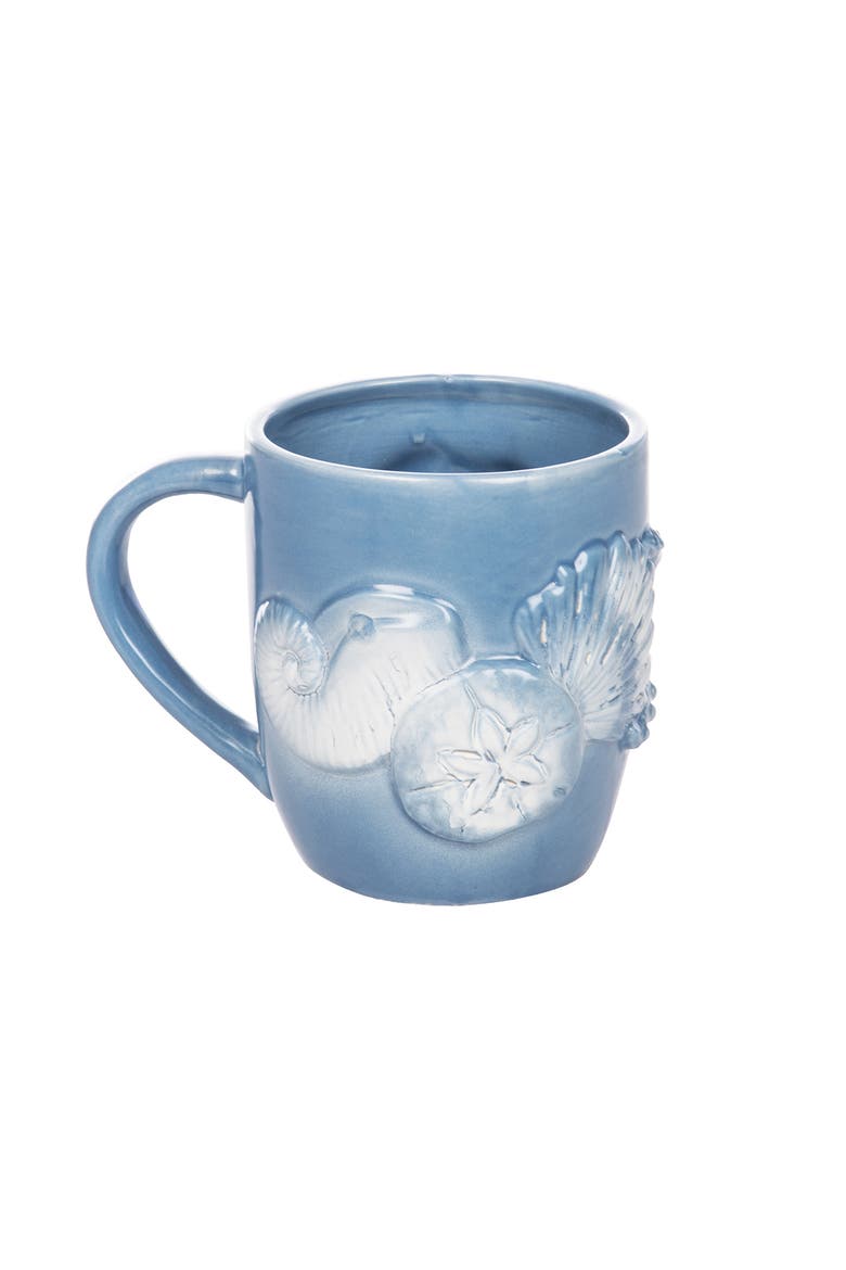 Calming Seas Ceramic Mug, Main, color, Blue