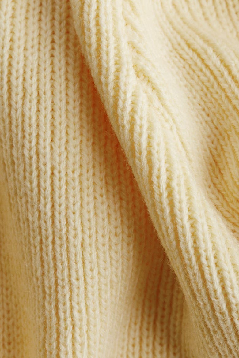 Rib-knit Top, Alternate, color, Light yellow