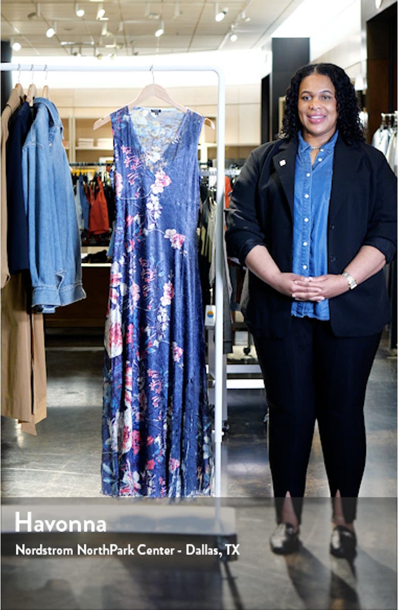 Lace-Up Back Charmeuse Maxi Dress, sales video thumbnail