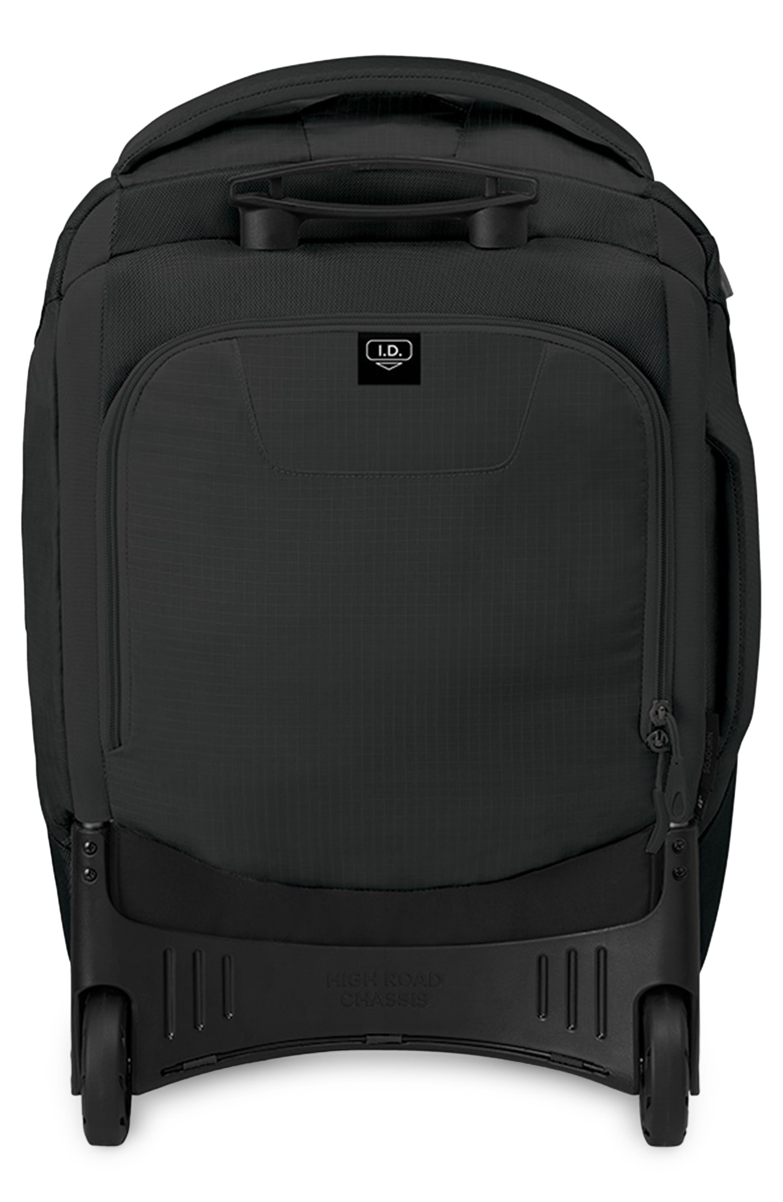 Osprey Sojourn 22-Inch 45-Liter Shuttle Wheeled Recycled Nylon Duffle Bag, Alternate, color, Black