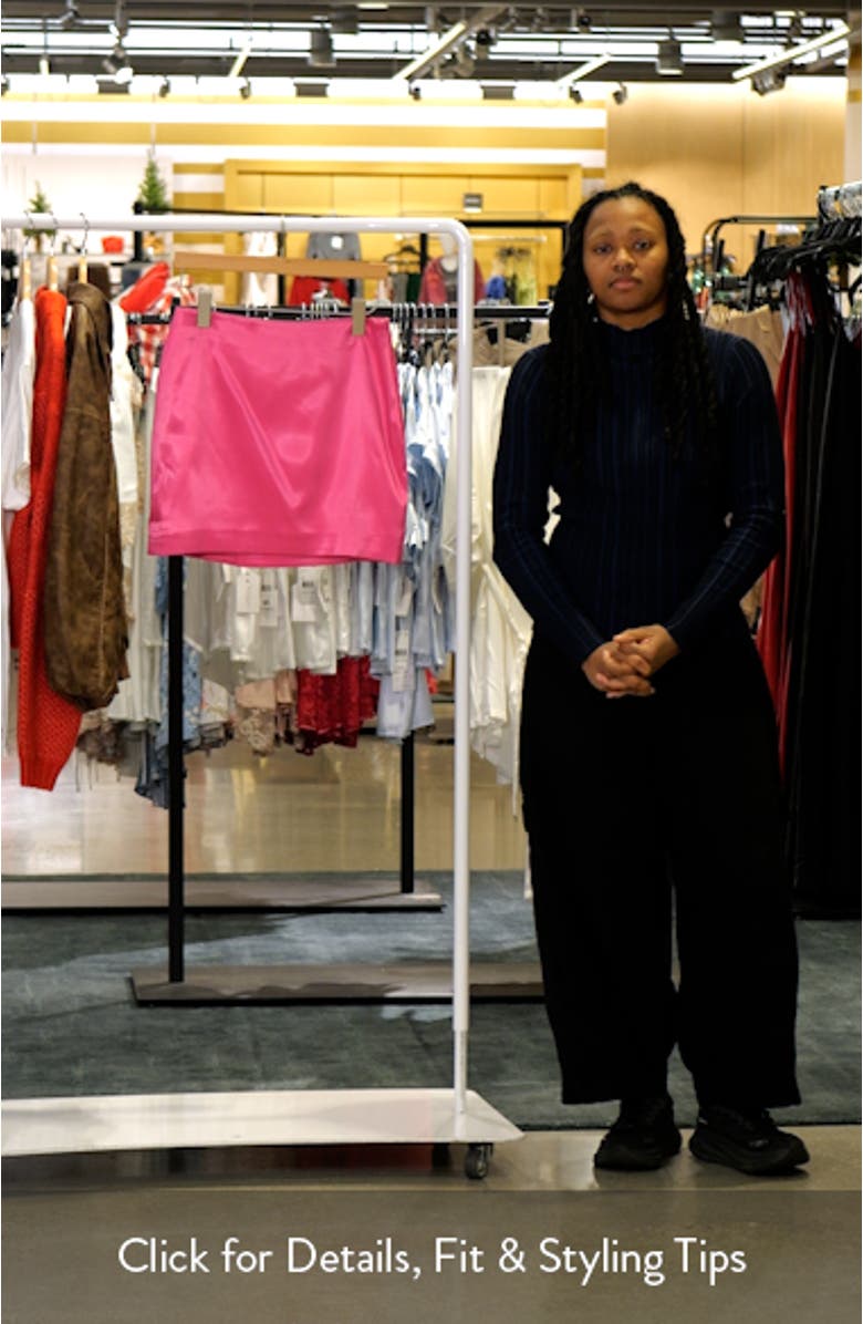 Satin Miniskirt, sales video thumbnail