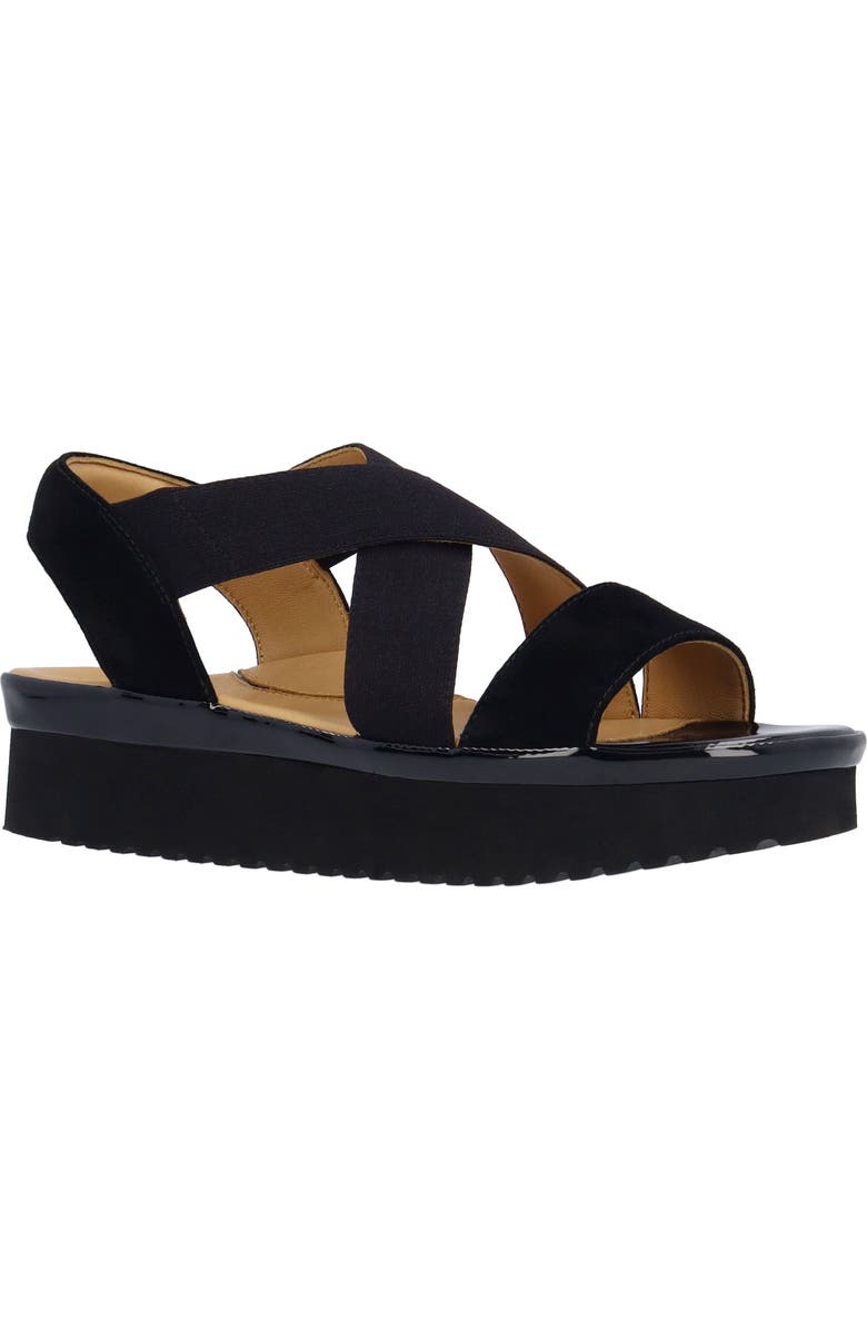 L'Amour des Pieds Aizling Ankle Strap Sandal, Main, color, Black