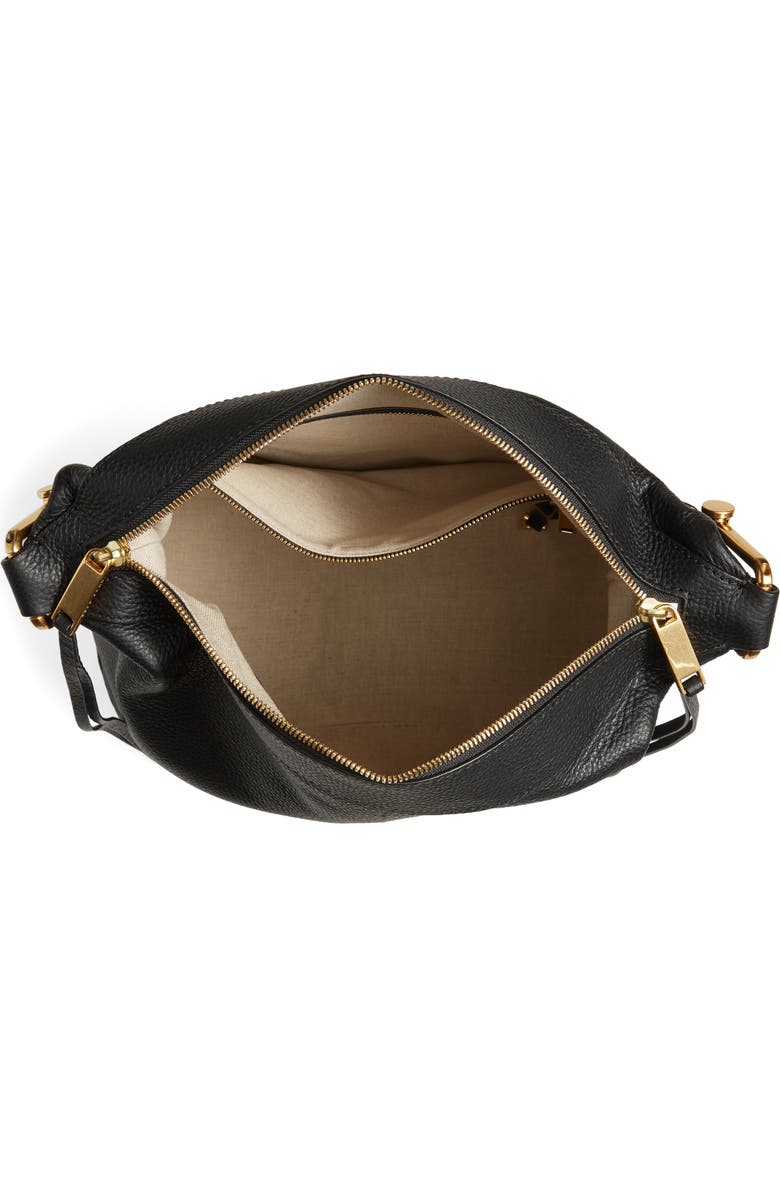 BOSS Small Kirsten Leather Hobo, Alternate, color,