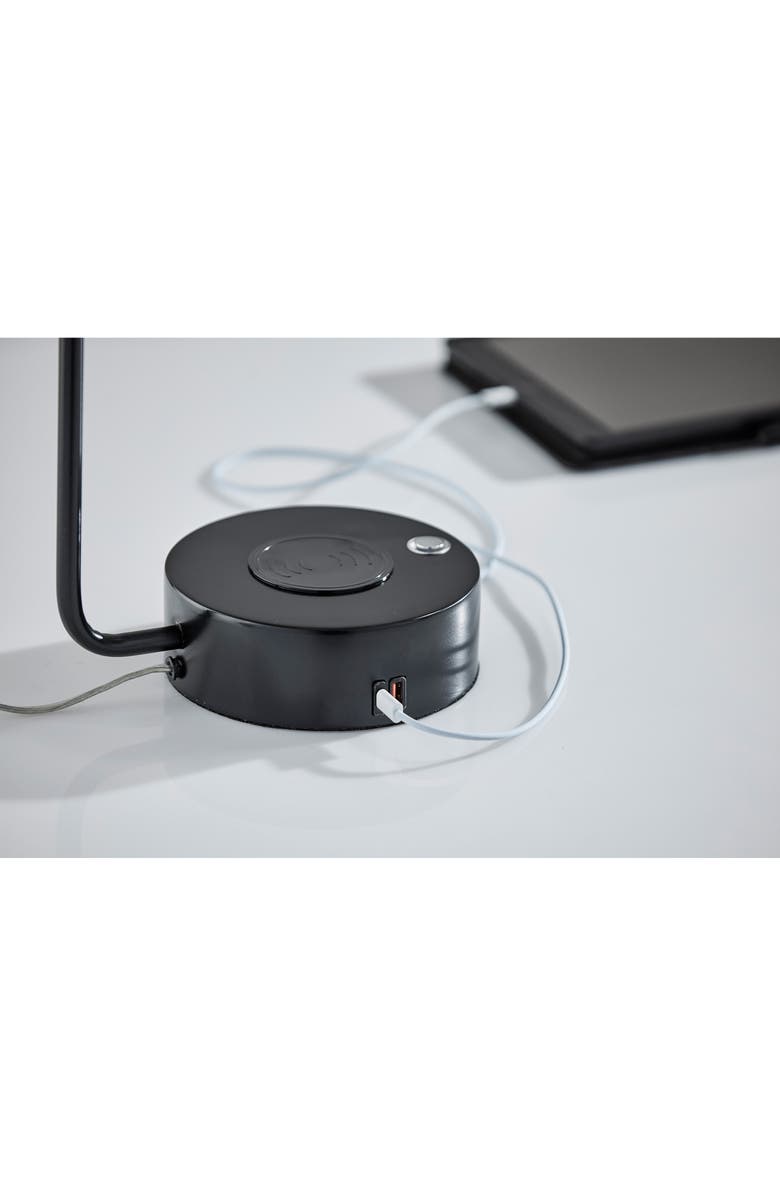 ADESSO LIGHTING Viper Supercharger LED Desk Lamp, Alternate, color, Black