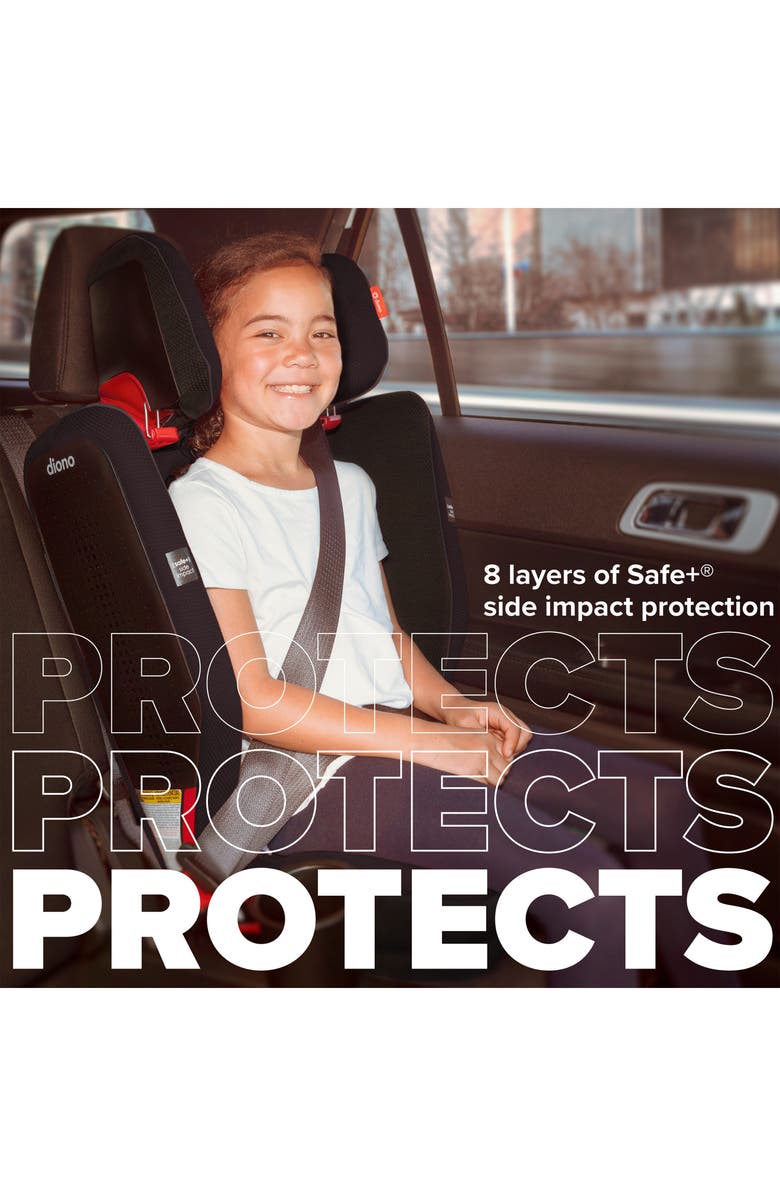 Diono Monterey 5iST FixSafe<sup>™</sup> Latch Fold-Up Portable Expandable Booster Car Seat, Alternate, color, 