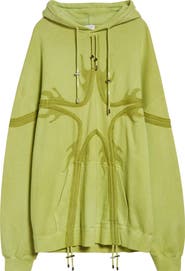 Collina Strada Star Tie Dye Cotton Fleece Hoodie