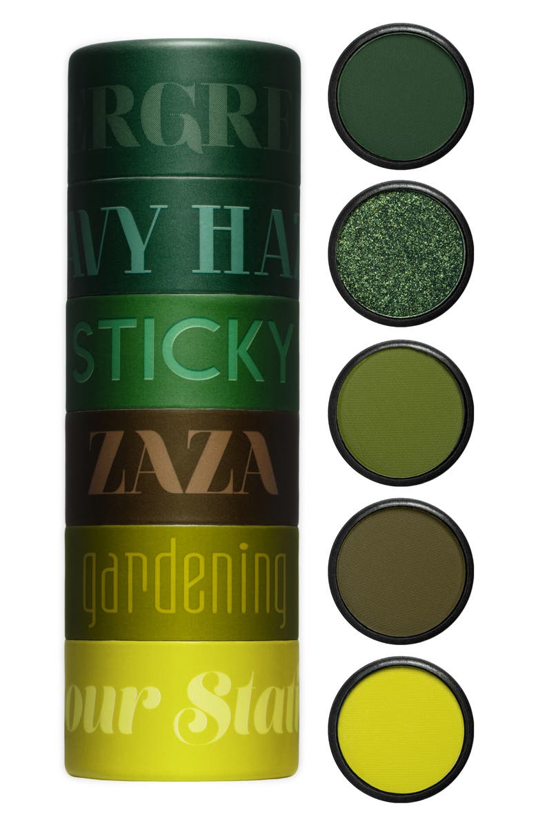 Melt Cosmetics Petite Eyeshadow Stack, Main, color, Evergreens