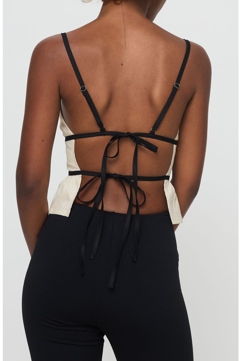 Daxon Organic Cotton Open Back Camisole, Alternate, color, LIGHT BEIGE