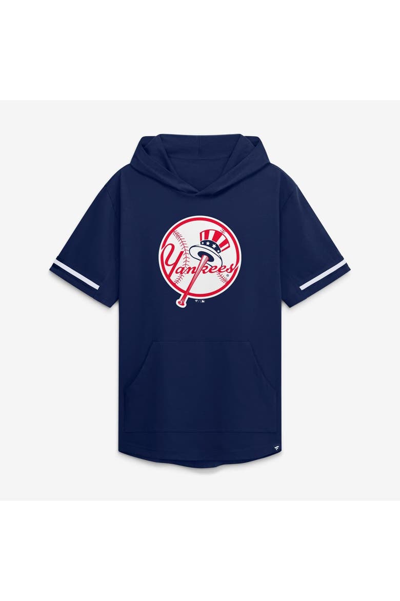 Men's Fanatics Navy New York Yankees Optimal Play Hooded T-Shirt, Main, color, Navy