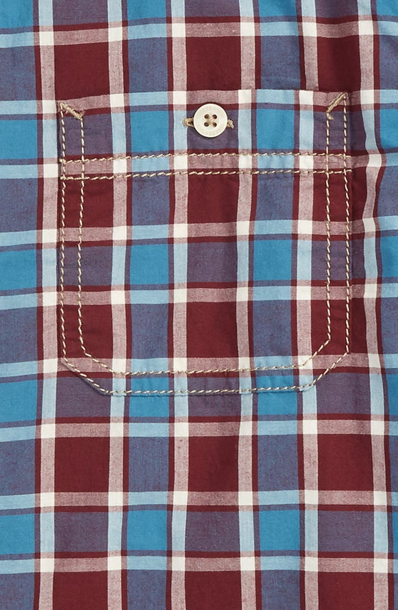 Tucker + Tate 'Photo Op' Long Sleeve Cotton Woven Shirt, Alternate, color, Burgundy London Plaid