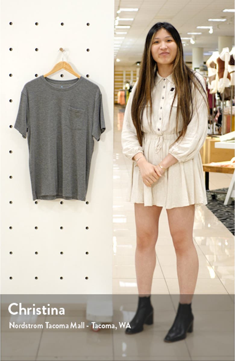 Second Skin Sleep Crewneck Pocket T-Shirt, sales video thumbnail