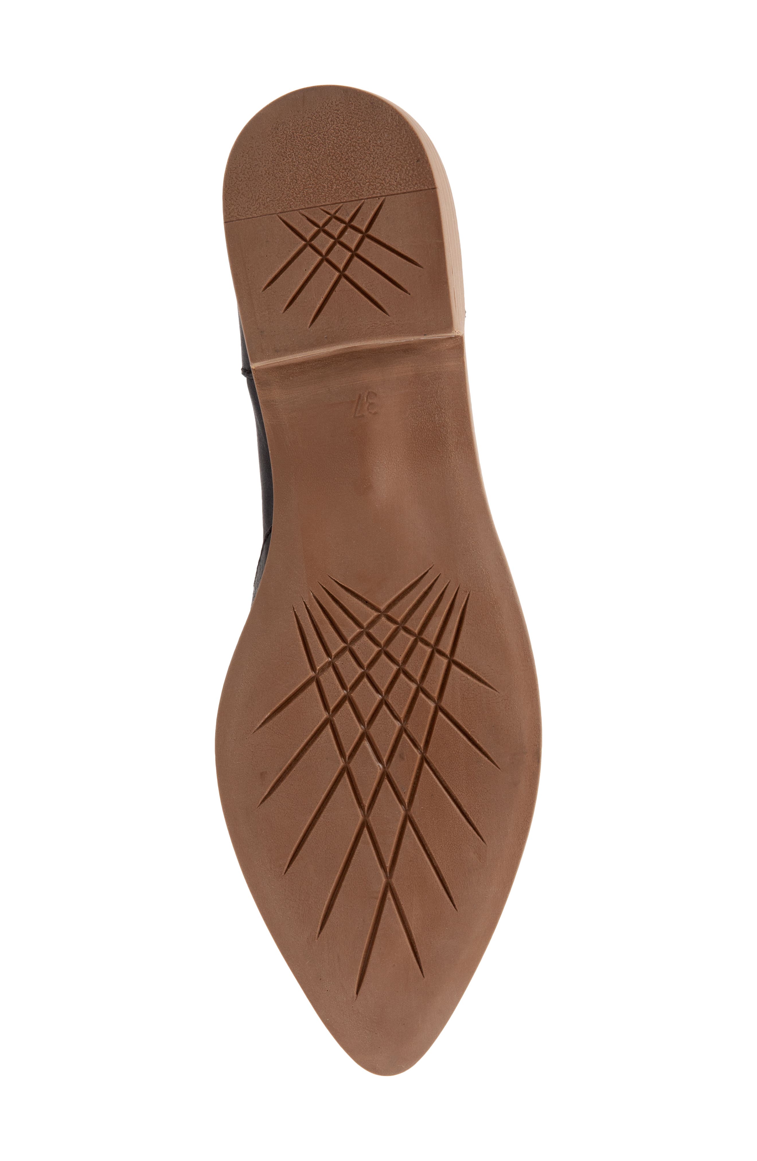 Bueno Blake Half d'Orsay Leather Flat, Alternate, color, 