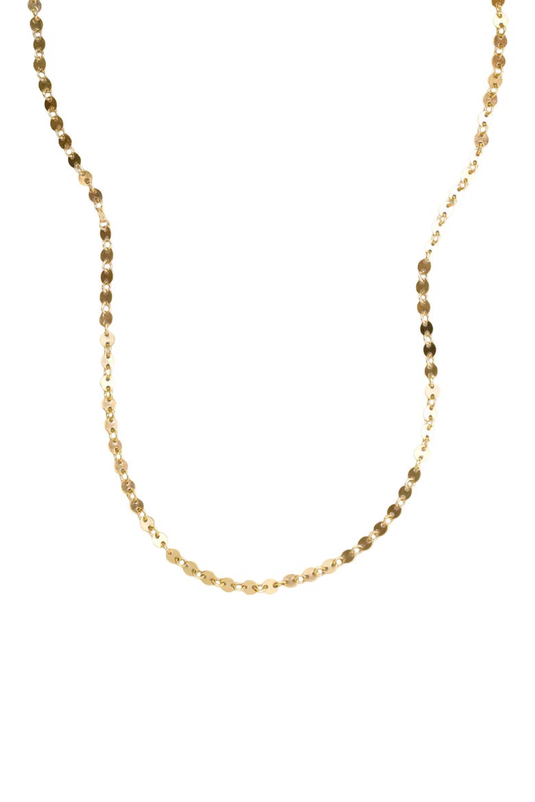 Mini Poppy Choker Necklace, Main, color, GOLD FILLED