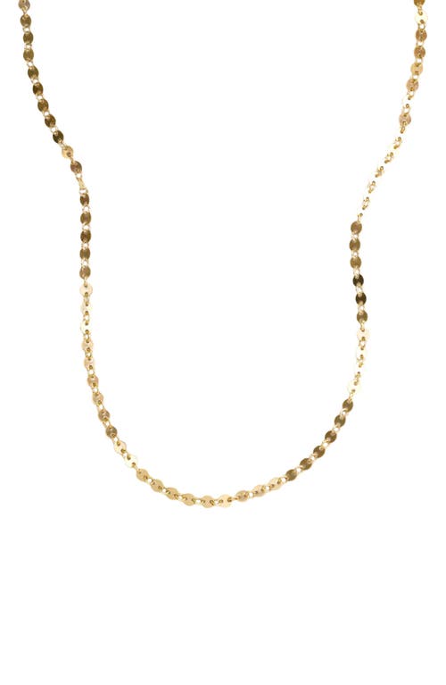 Made By Mary Mini Poppy Choker Necklace In Gold