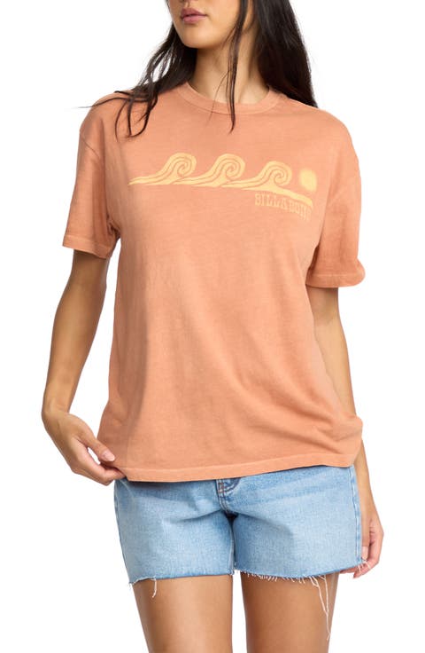 Walking Fast Cotton Graphic T-Shirt