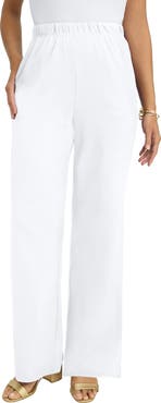 Jessica London Soft Ease Wide Leg Pant