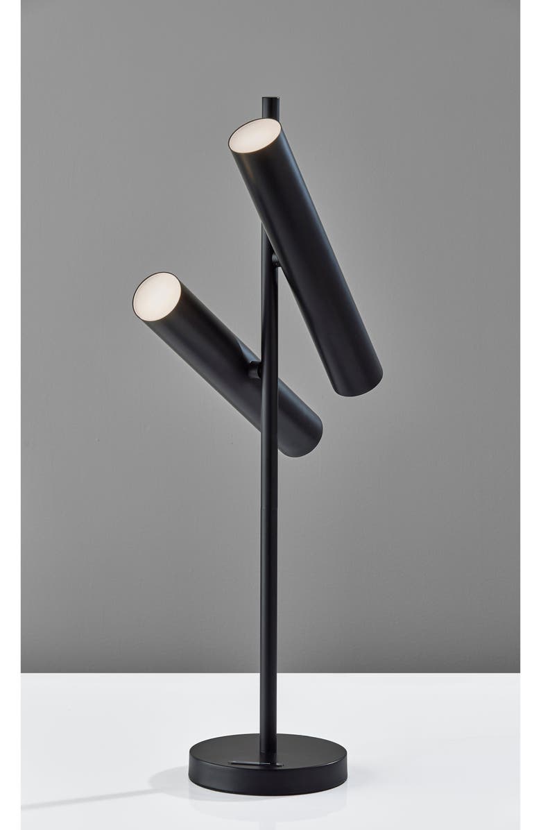 ADESSO LIGHTING Greer LED Table Lamp, Alternate, color, Black