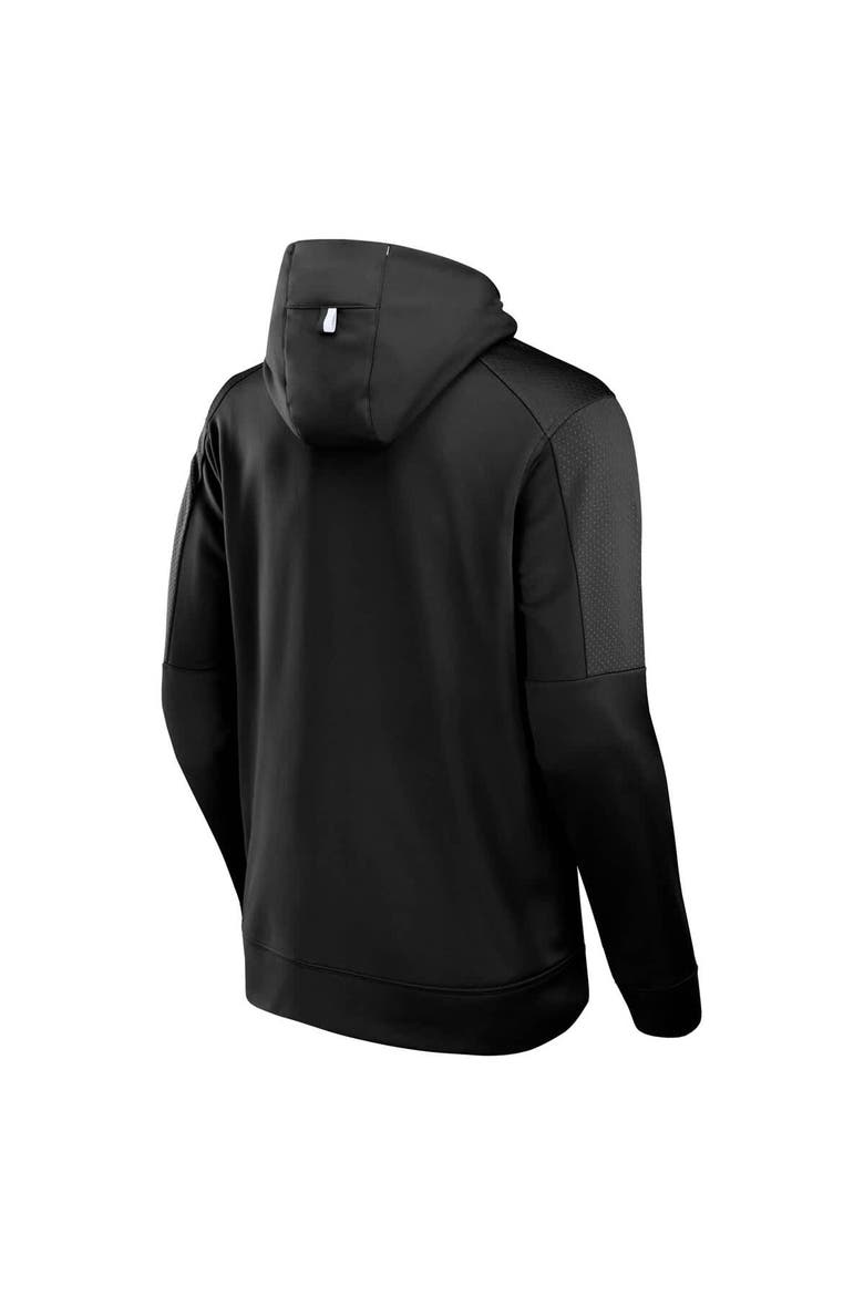 Men's Fanatics  Black Brooklyn Nets Baller Defender Performance Full-Zip Hoodie, Alternate, color, Black