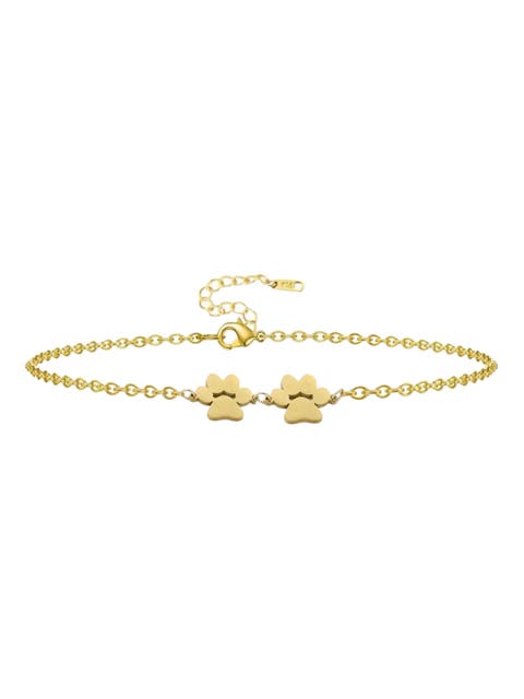 Fureverly Double Paw Print Bracelet